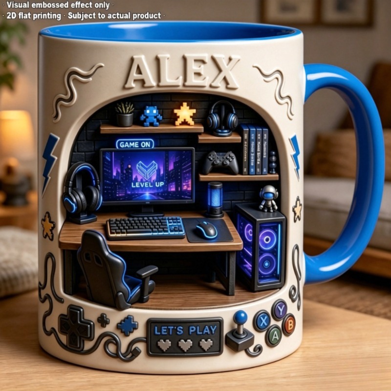 Coffee Tea Name - Tazza a tema eSports con stampa