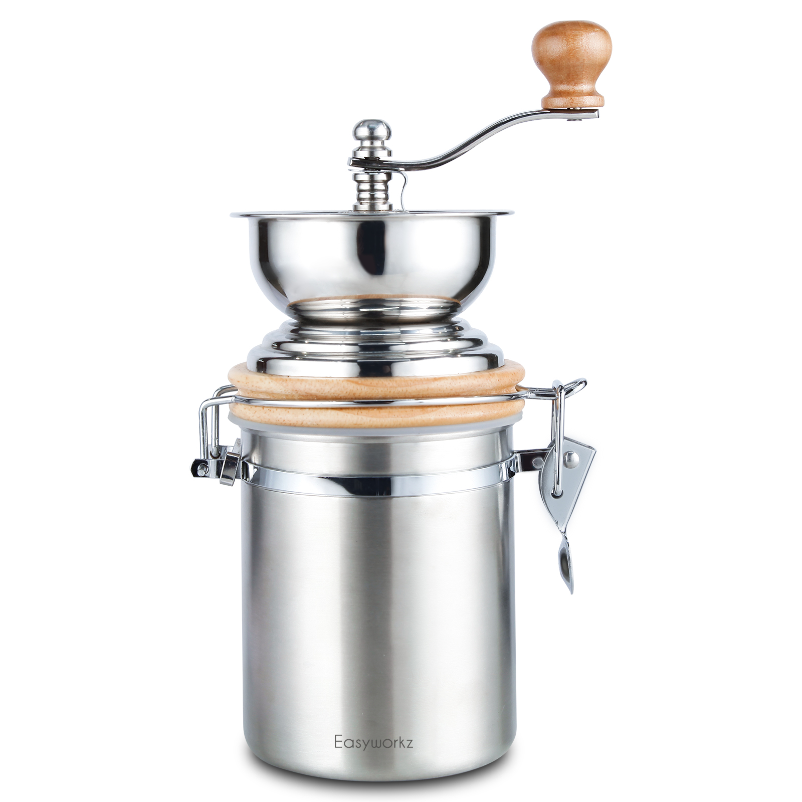 Burr Hand Grinder - Macinacaffè manuale Easyworkz - Impostazioni regolabili,