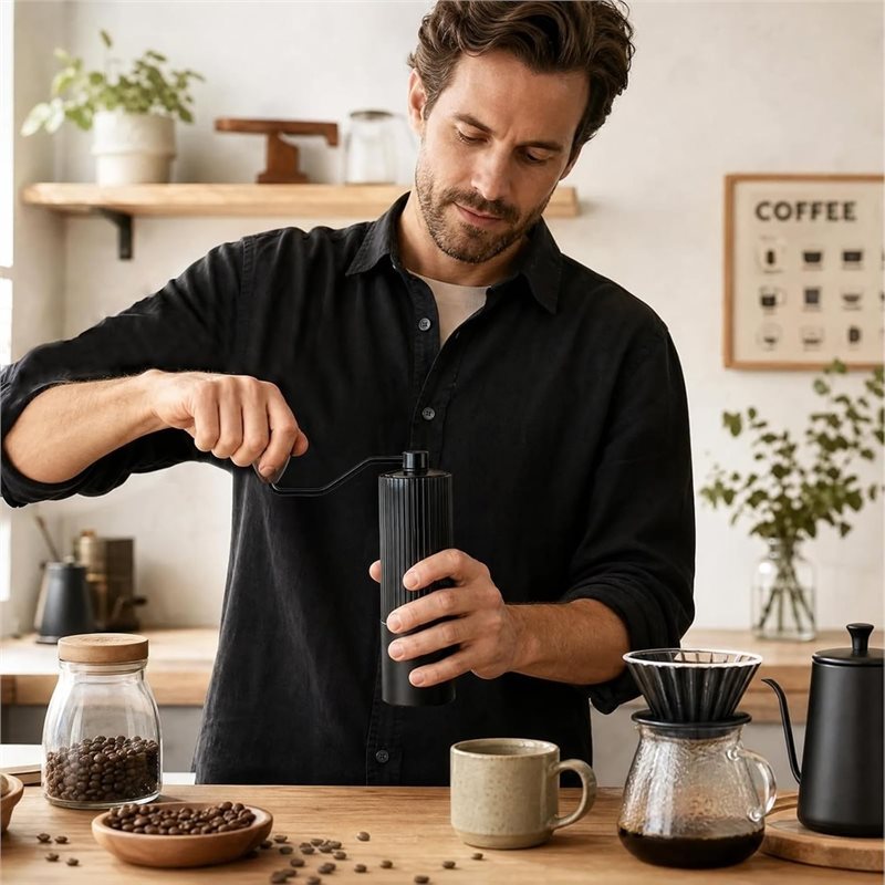 Macinacaffè Manuale B23B, Maci - Burr Hand Grinder recensione e prezzo