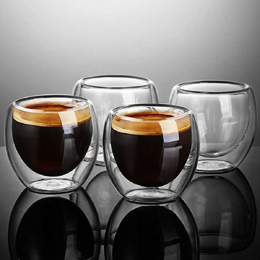 Tazze da caffè in vetro a dopp - Coffee Tea And Sugar Set recensione e prezzo