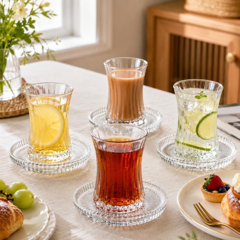 Set di 2 Tazze e Piattini in V - Coffee Tea And Sugar Set recensione e prezzo
